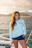 Long Sleeve Scoop Neck Logo UPF 50 Sun Shirt