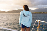 Long Sleeve Scoop Neck Logo UPF 50 Sun Shirt