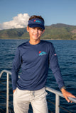 Long Sleeve Performance T-Shirt/ Navy Blue